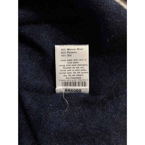 UNTOUCHED WORLD Womens Essential Sweater Zephyr Merino Wool Possum Silk - Picture 10 of 11